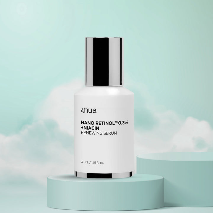 Anua Retinol 0.3% + Niacin Renewing Serum | Korean anti-aging serum with retinol and niacinamide | Buy online in Dubai at Mirae Beauty Hub UAE. Front