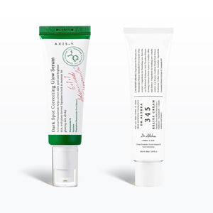 Dark Spot Correcting Glow Serum & 345 Relief Cream