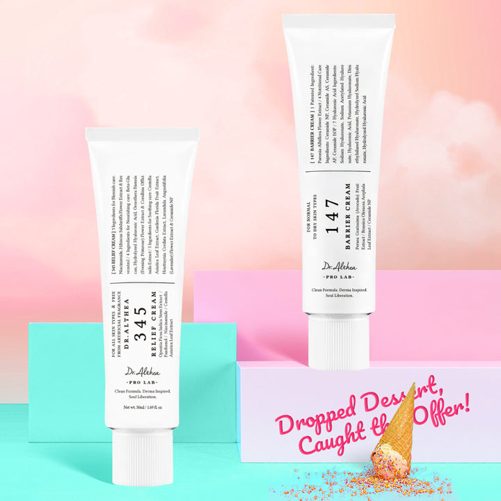 Dr. Althea 345 Relief Cream & 147 Barrier Cream Set - Korean skincare hydration & barrier repair - Available in Dubai, Abu Dhabi & across UAE.