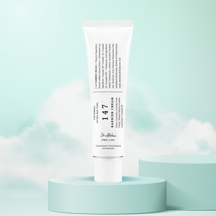 Dr. Althea 147 Barrier Cream – Korean skincare barrier repair cream for sensitive, dry, and irritated skin with Centella and Ceramides. Front