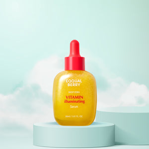 EQQUALBERRY Vitamin Illuminating Serum – Korean brightening serum with vitamin C for radiant, glowing skin. Front
