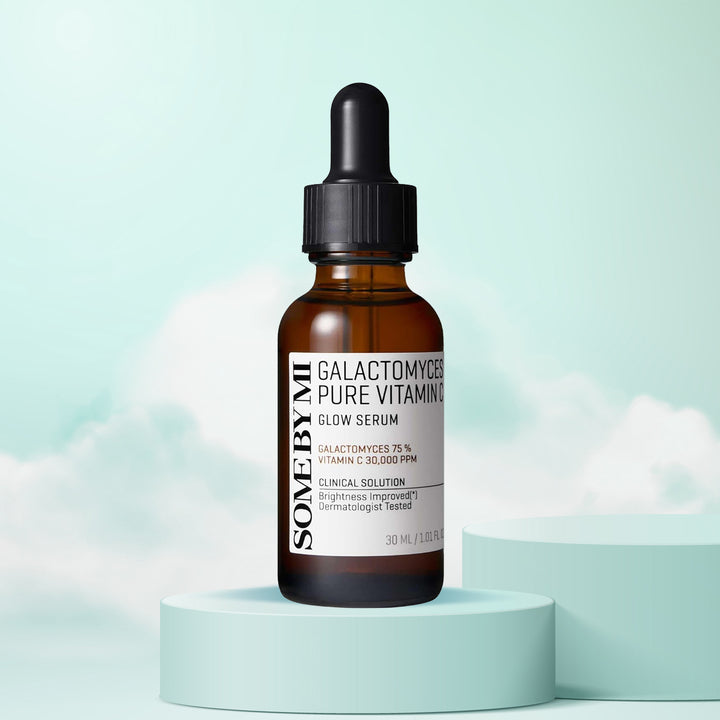 SOME BY MI Galactomyces Pure Vitamin C Glow Serum – Korean brightening serum with fermented extract and Vitamin C for glowing, even-toned skin. Front