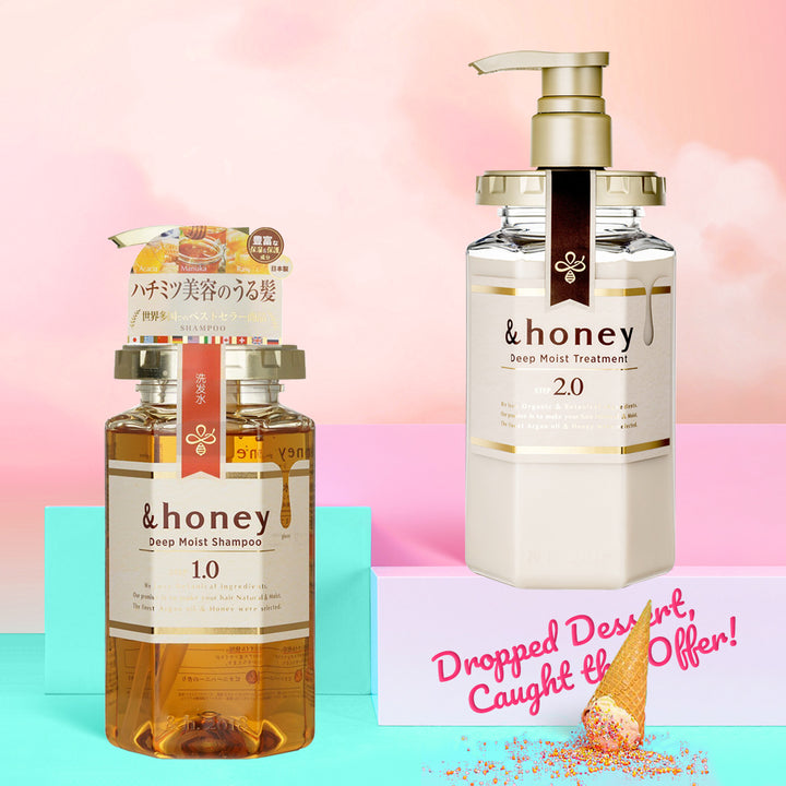 ViCREA &Honey Deep Moist Duo Set – Japanese Shampoo & Treatment for soft, shiny, hydrated hair – Available in Dubai & UAE.