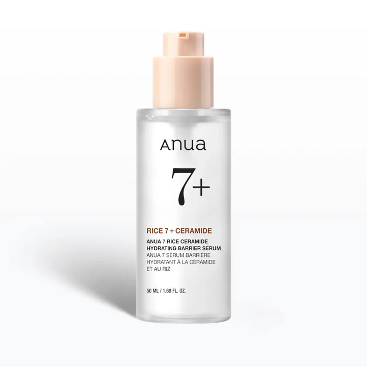 Anua 7 Rice Ceramide Hydrating Barrier Serum Korean skincare UAE moisturizing repair serum bottle