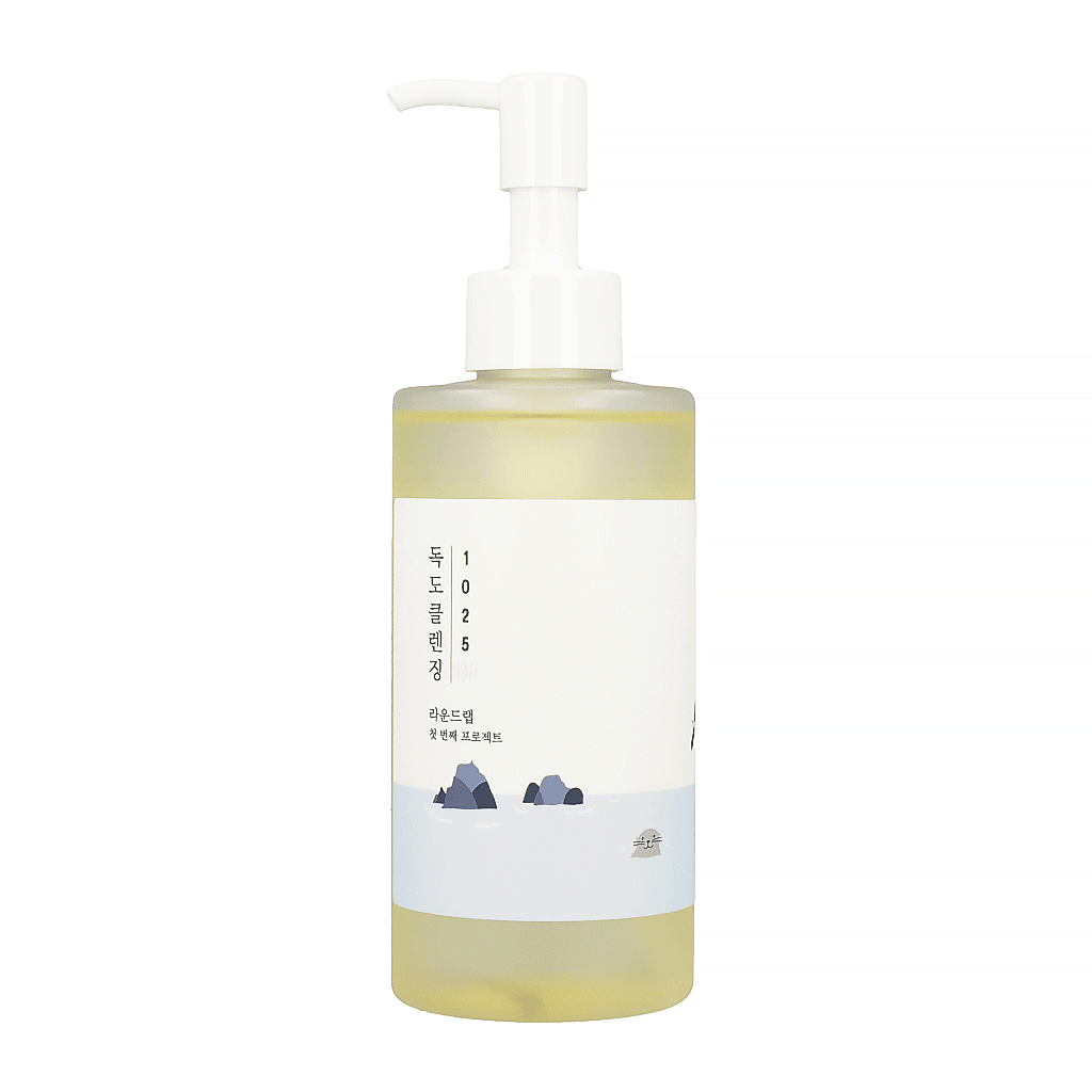 Round Lab Cleansing Oil rotating