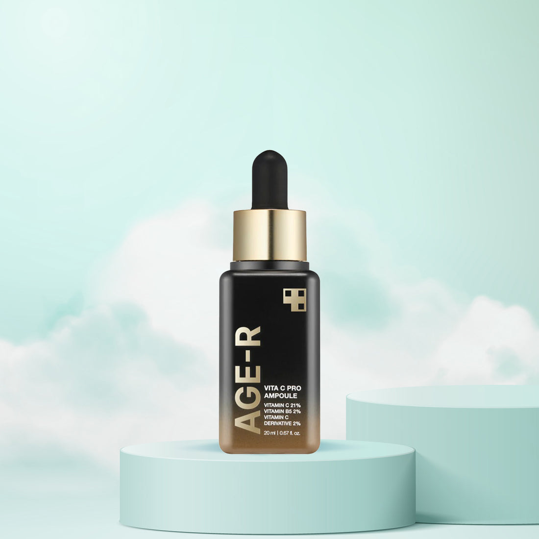 Medicube AGE-R Vita C Pro Ampoule – Korean skincare vitamin C serum, Front