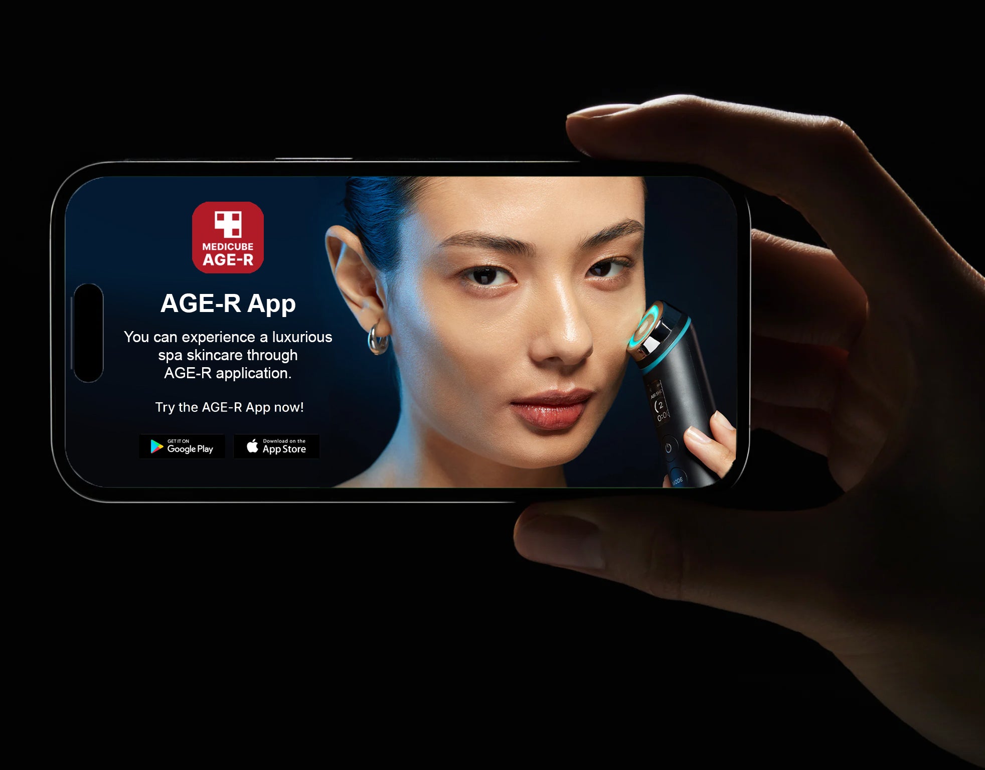 Medicube AGE-R Booster Pro – Korean skincare lifting device, App