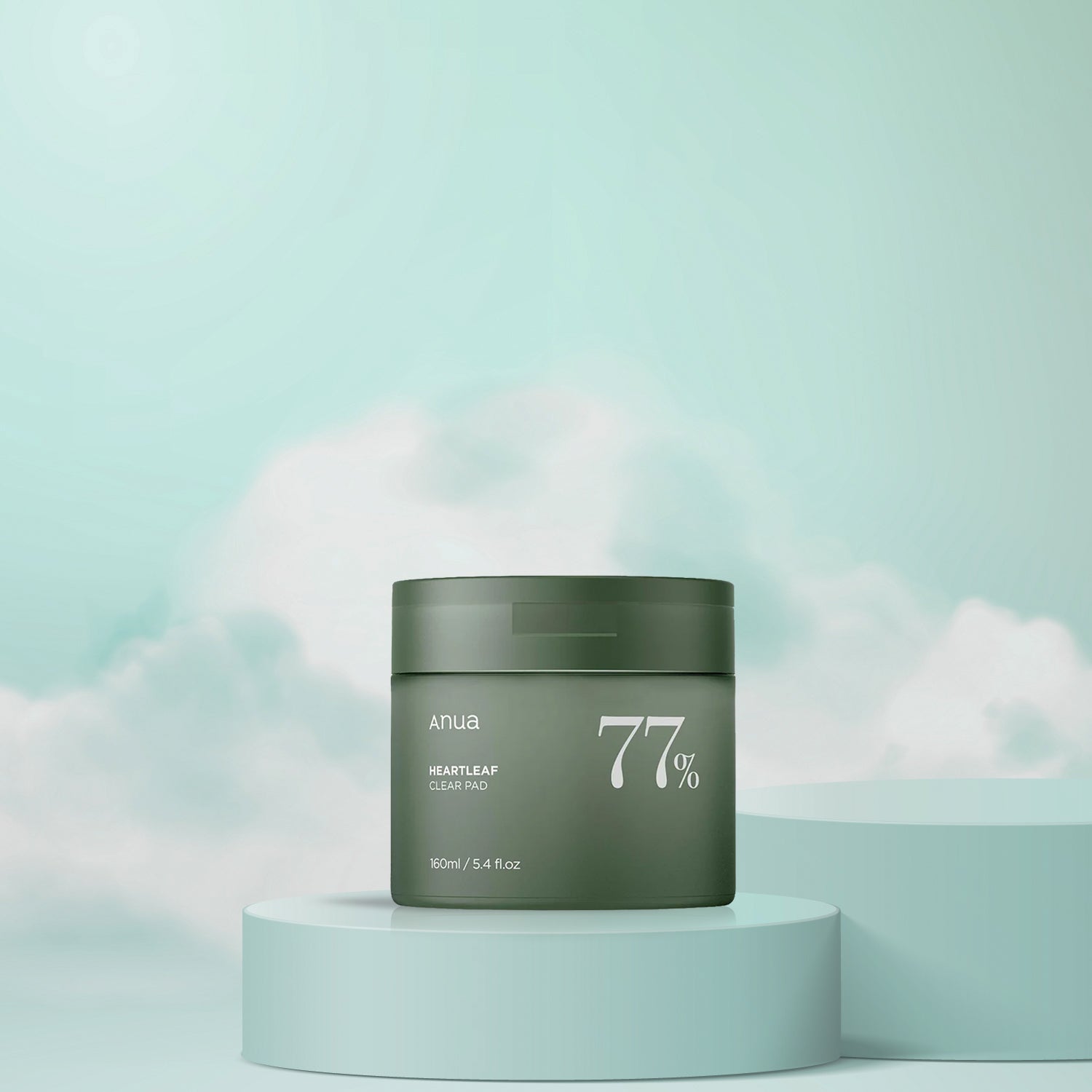 ANUA Heartleaf 77 Clear Pad – Korean skincare toner pads 70EA, Front