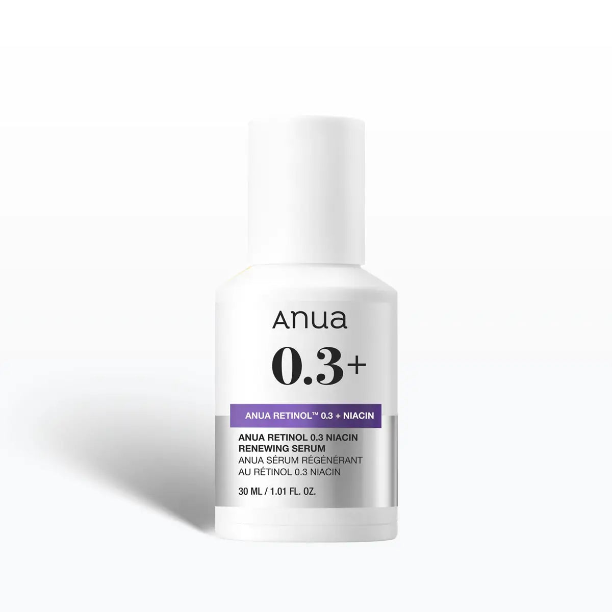Anua Retinol 0.3 Niacin Renewing Serum Korean skincare UAE anti aging brightening serum bottle