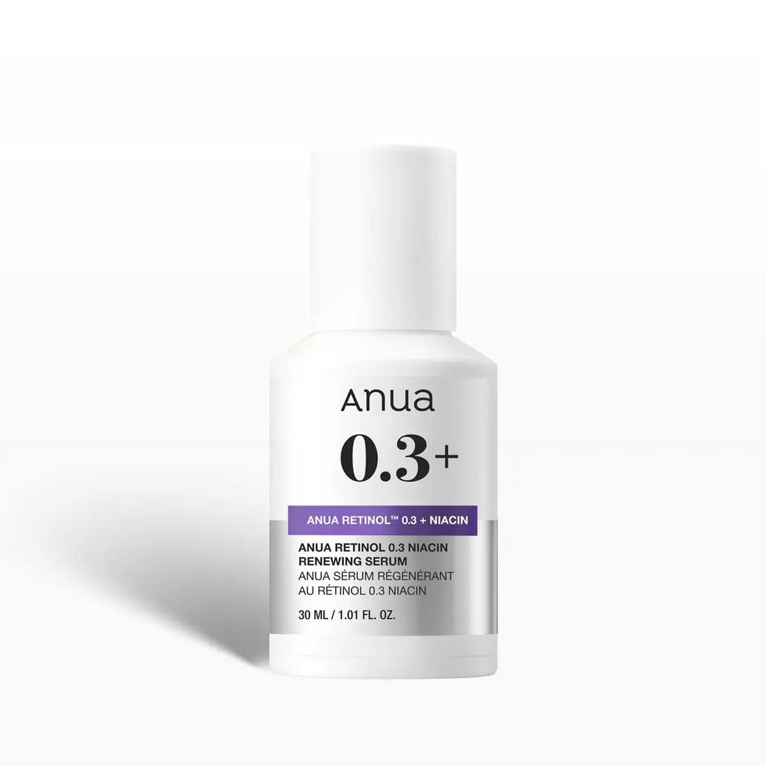 Anua Retinol 0.3 Niacin Renewing Serum Korean skincare UAE anti aging brightening serum bottle