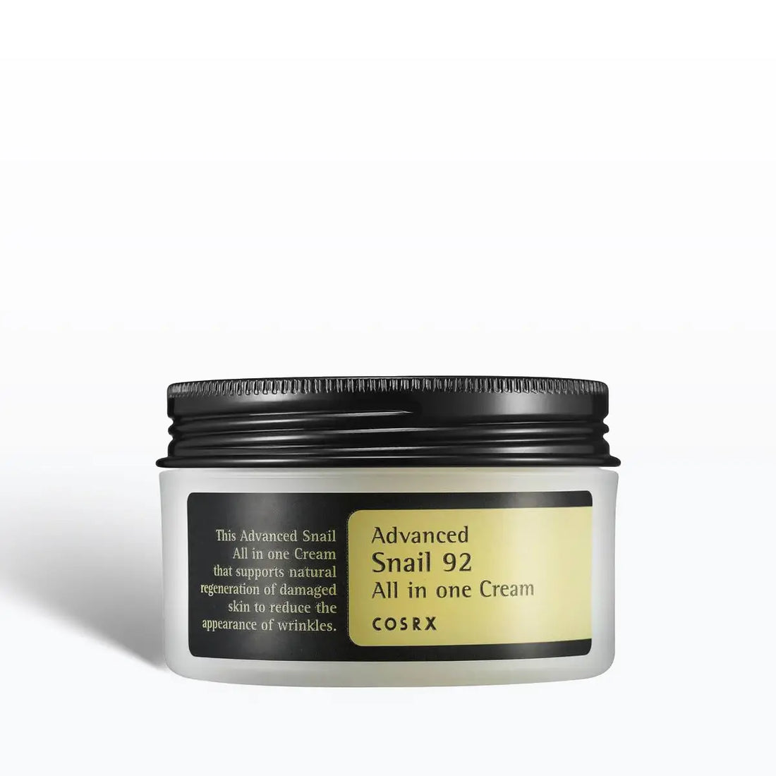 Cosrx Advanced Snail 92 All in one Cream jar on a white background