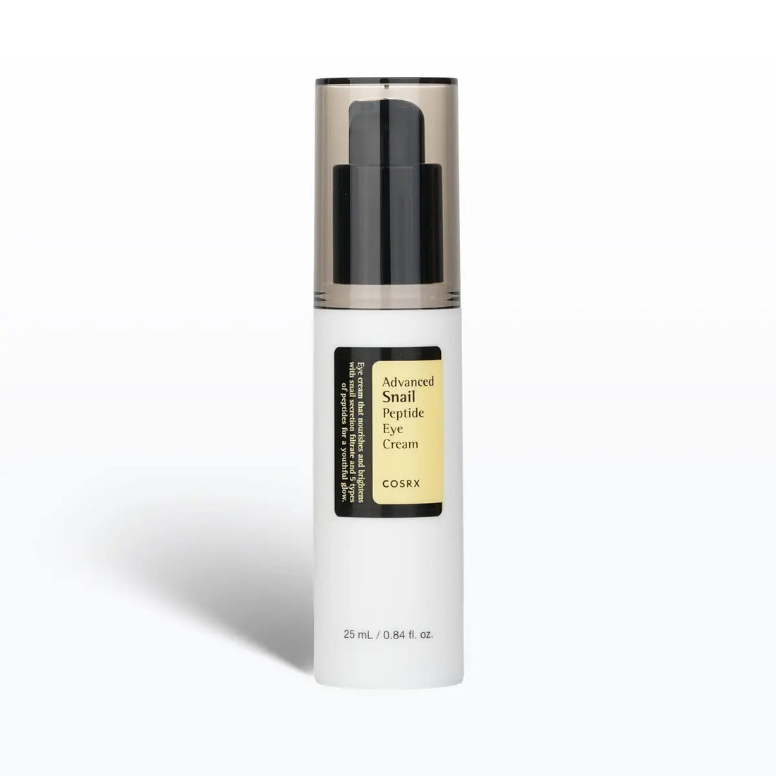 Cosrx Advanced Snail Peptide Eye Cream bottle on a white background