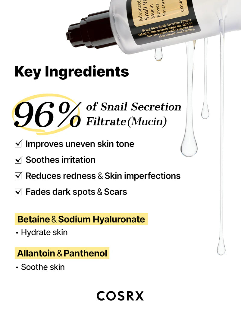 Advanced Snail 96 Mucin Power Essence (100ml)