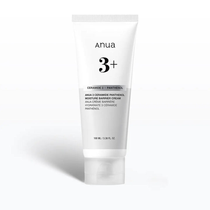 Tube of Anua 3 Ceramide Panthenol Moisture Barrier Cream on a white background