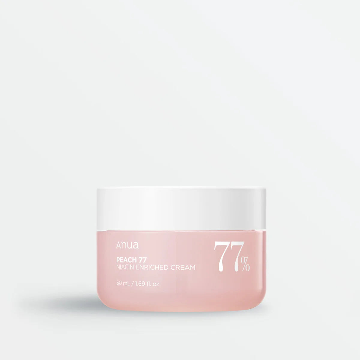 Anua Peach 77% Niacin Enriched Cream | Korean brightening moisturizer with niacinamide and peach extract | Shop online in Dubai at Mirae Beauty Hub UAE. Product