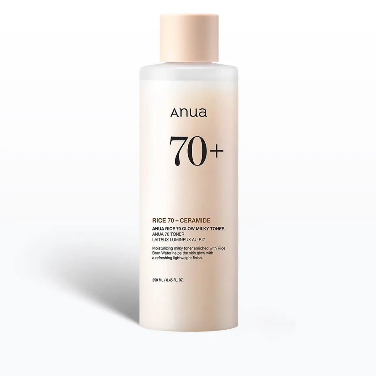 Anua Rice 70 Glow Milky Toner Korean skincare UAE hydrating brightening toner bottle