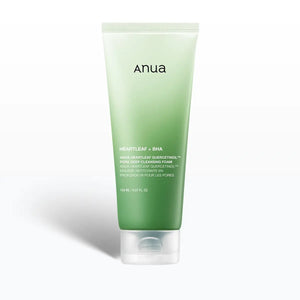 Anua Heartleaf Quercetinol Deep Cleansing Foam Korean skincare UAE pore cleansing face wash