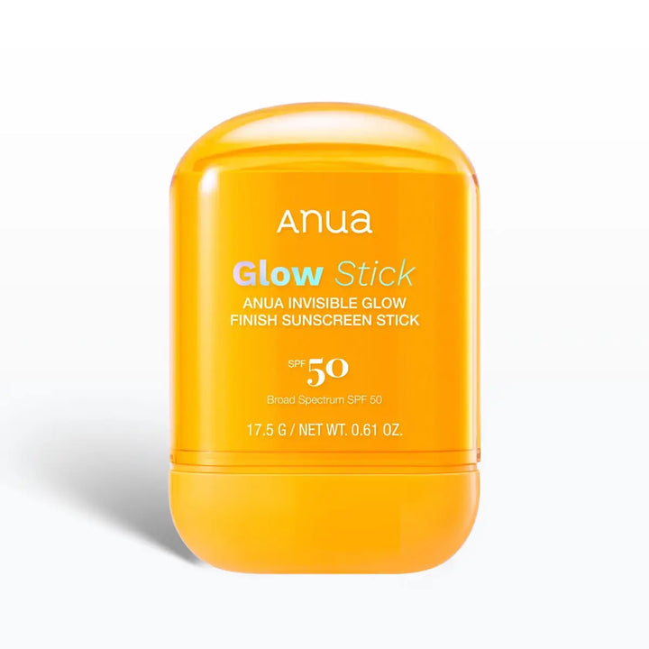 Anua Glow Stick sunscreen stick on a white background