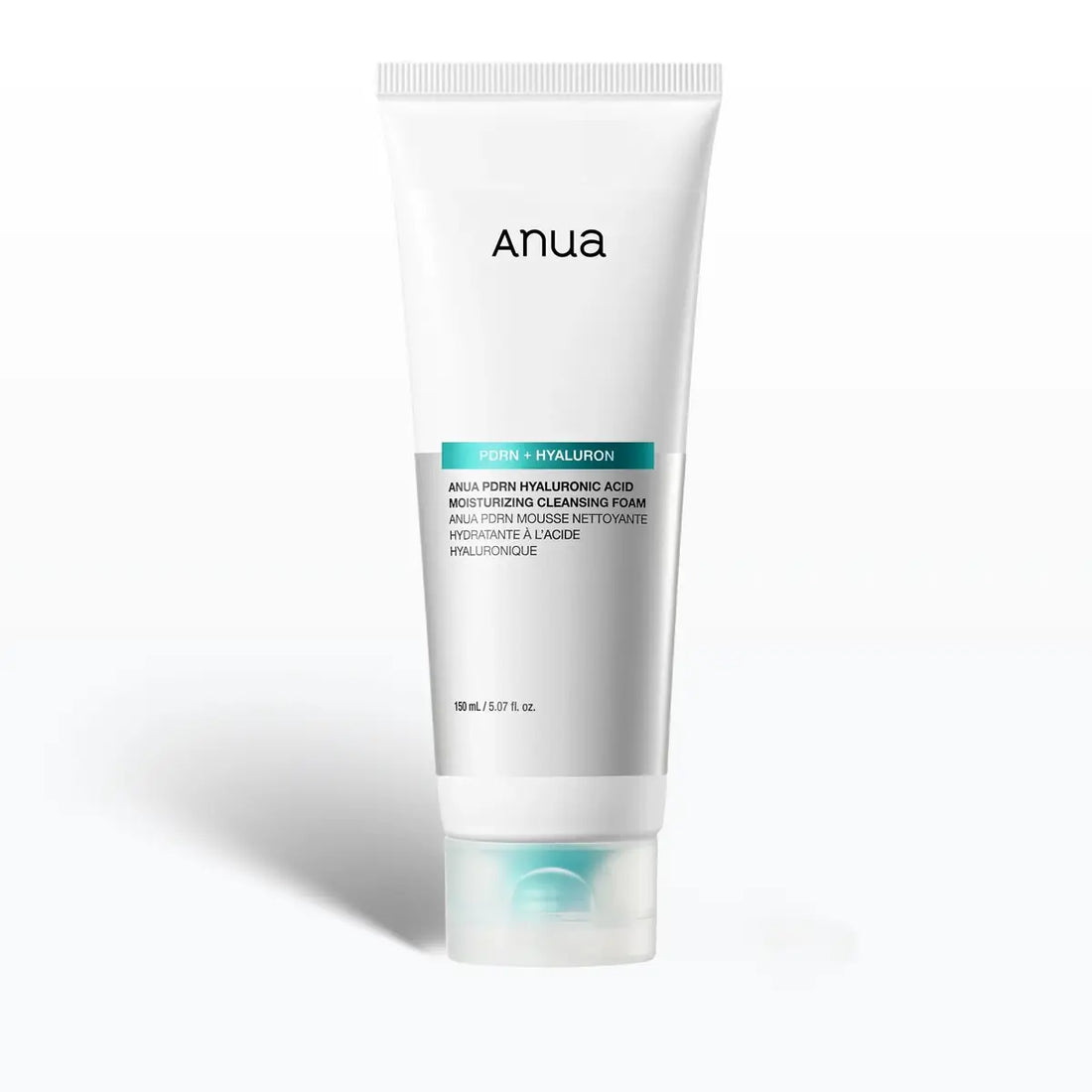 Anua PDRN Hyaluronic Acid Moisturizing Cleansing Foam 150ml hydrating Korean face cleanser UAE