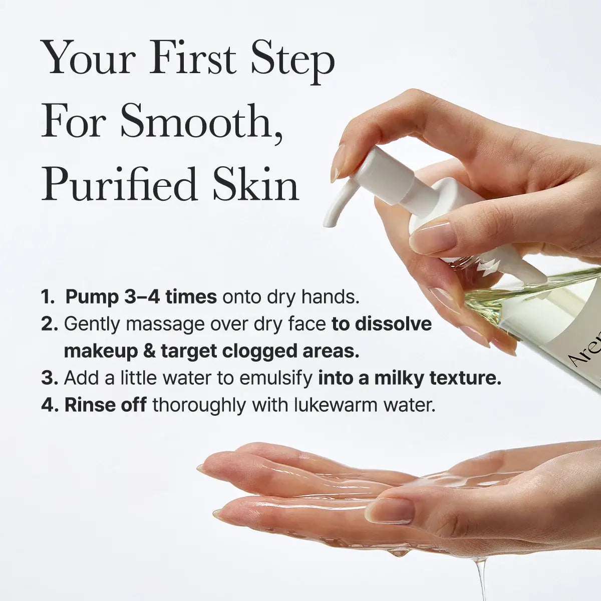 How to use Pore Melt Mochi Cleansing Oil