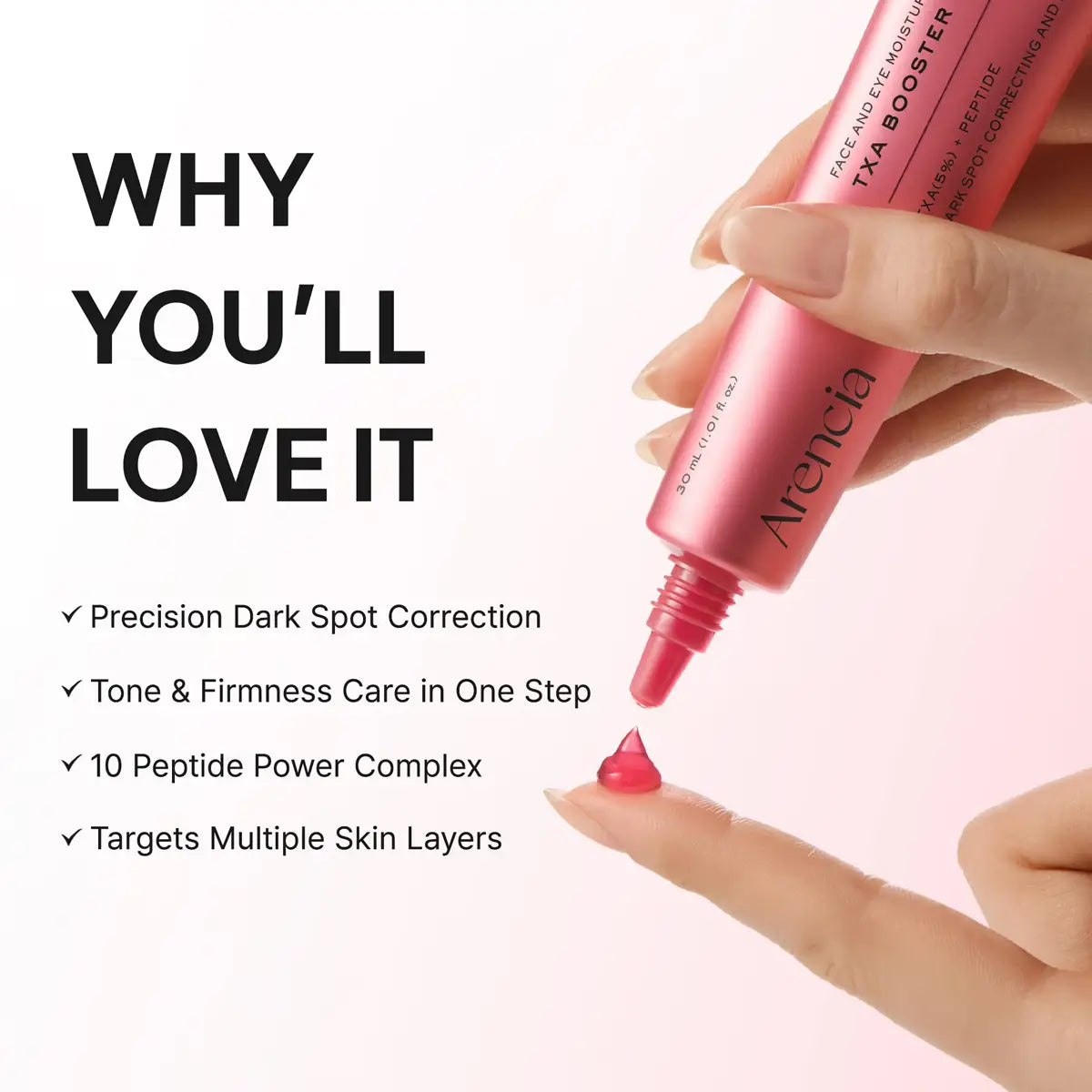 Why everyone loves Arencia TXA Booster Shot Serum