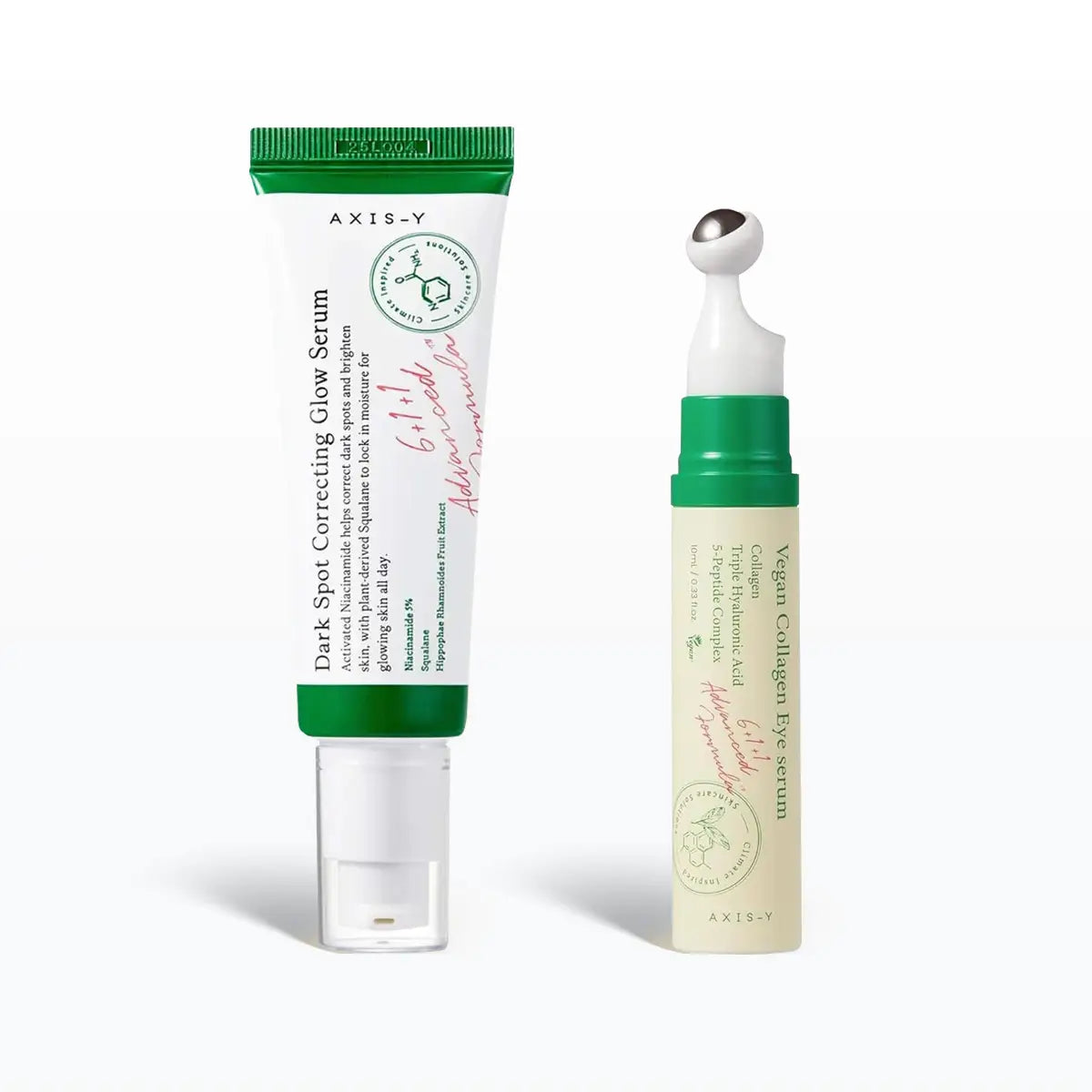 Dark Spot Correcting Glow Serum & Vegan Collagen Eye Serum - Glow Skin Duo Set