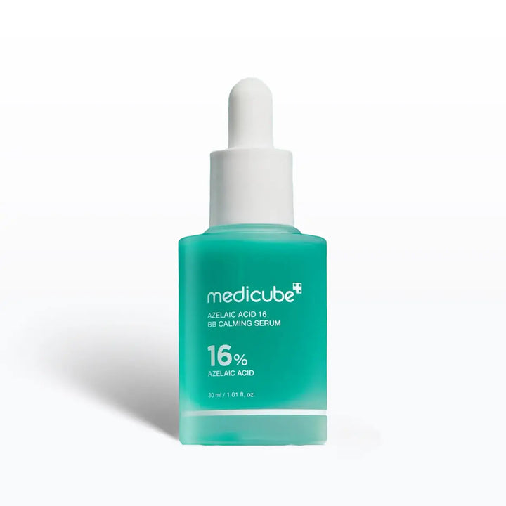 Medicube serum bottle with dropper on a white background