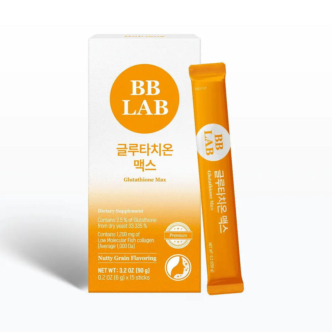 BB LAB Glutathione Max 2000mg 6g 15 sticks Korean collagen and glutathione supplement UAE