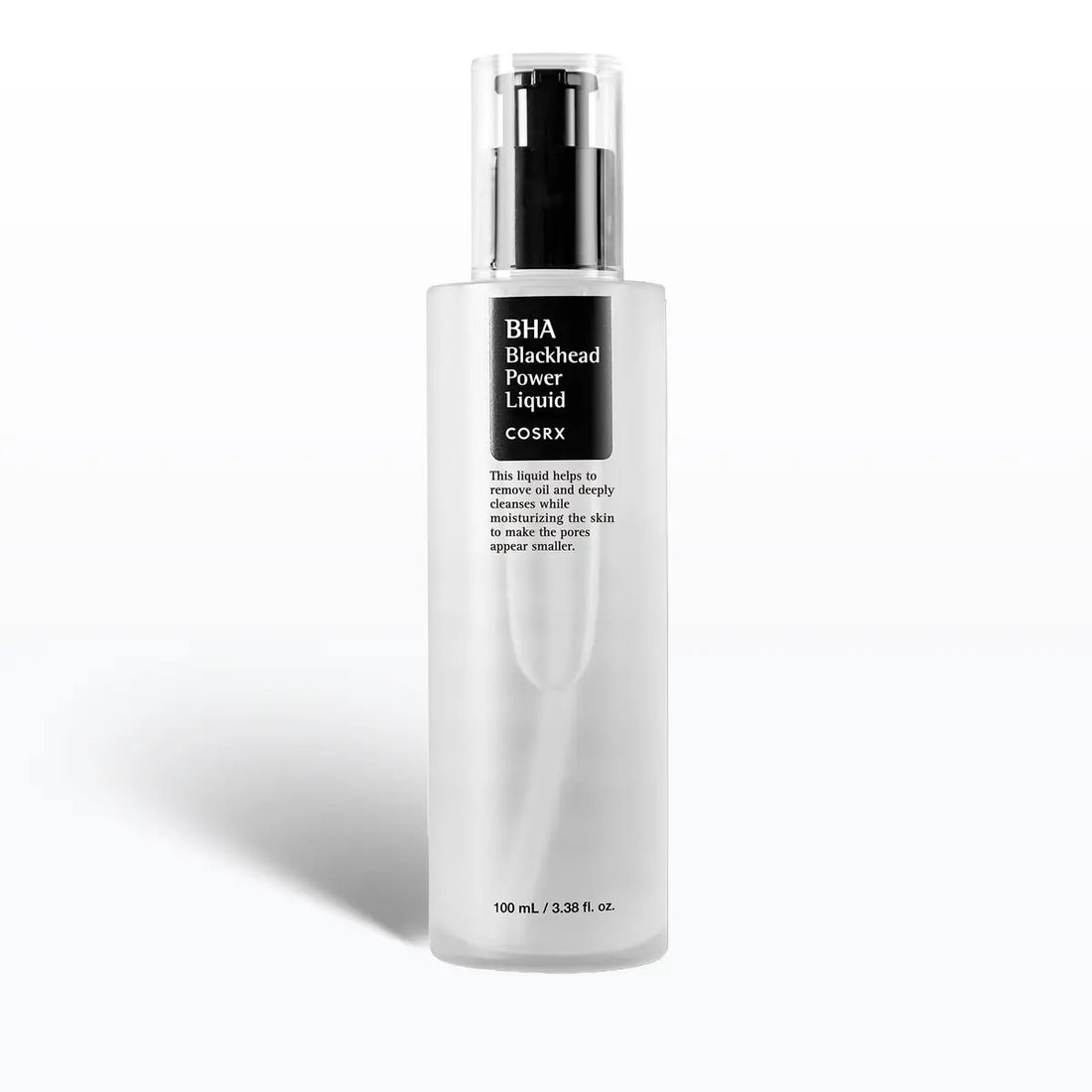 Cosrx BHA Blackhead Power Liquid bottle on a white background