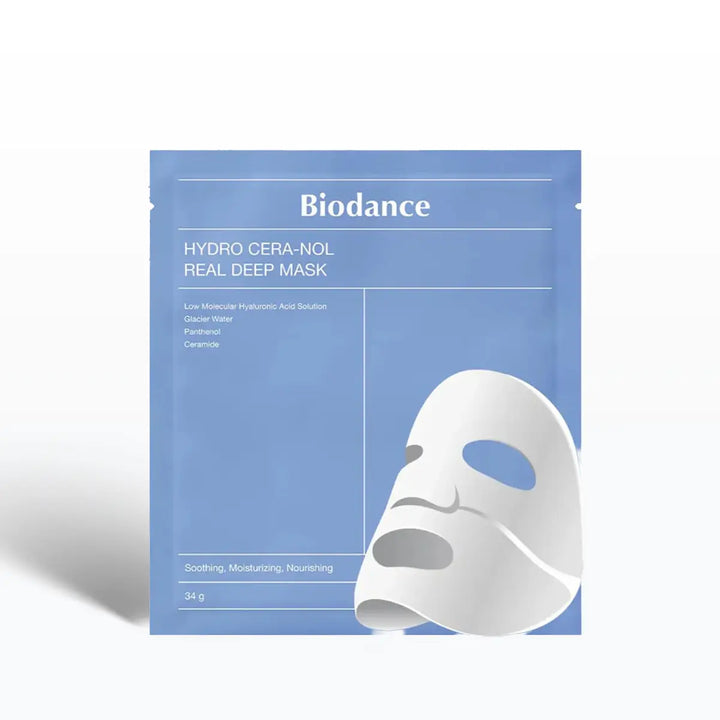 Biodance Hydro Cera-Nol Real Deep Mask packaging on a white background
