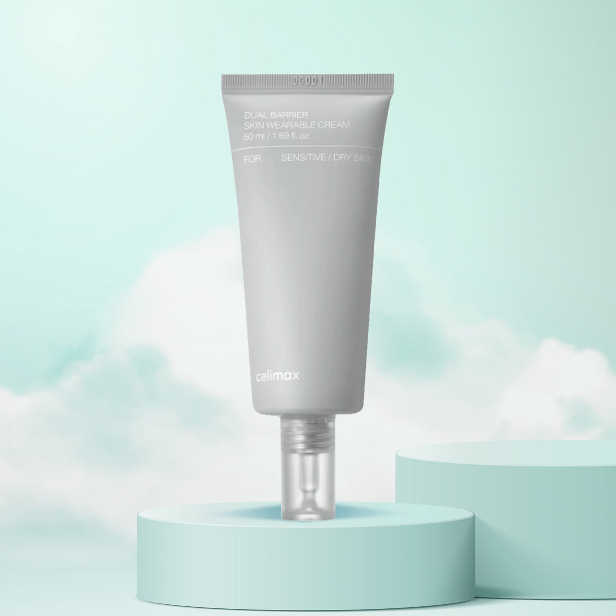 Celimax Dual Barrier Skin Wearable Cream – Korean skincare moisturizer for dry and sensitive skin with ceramides and panthenol. Front