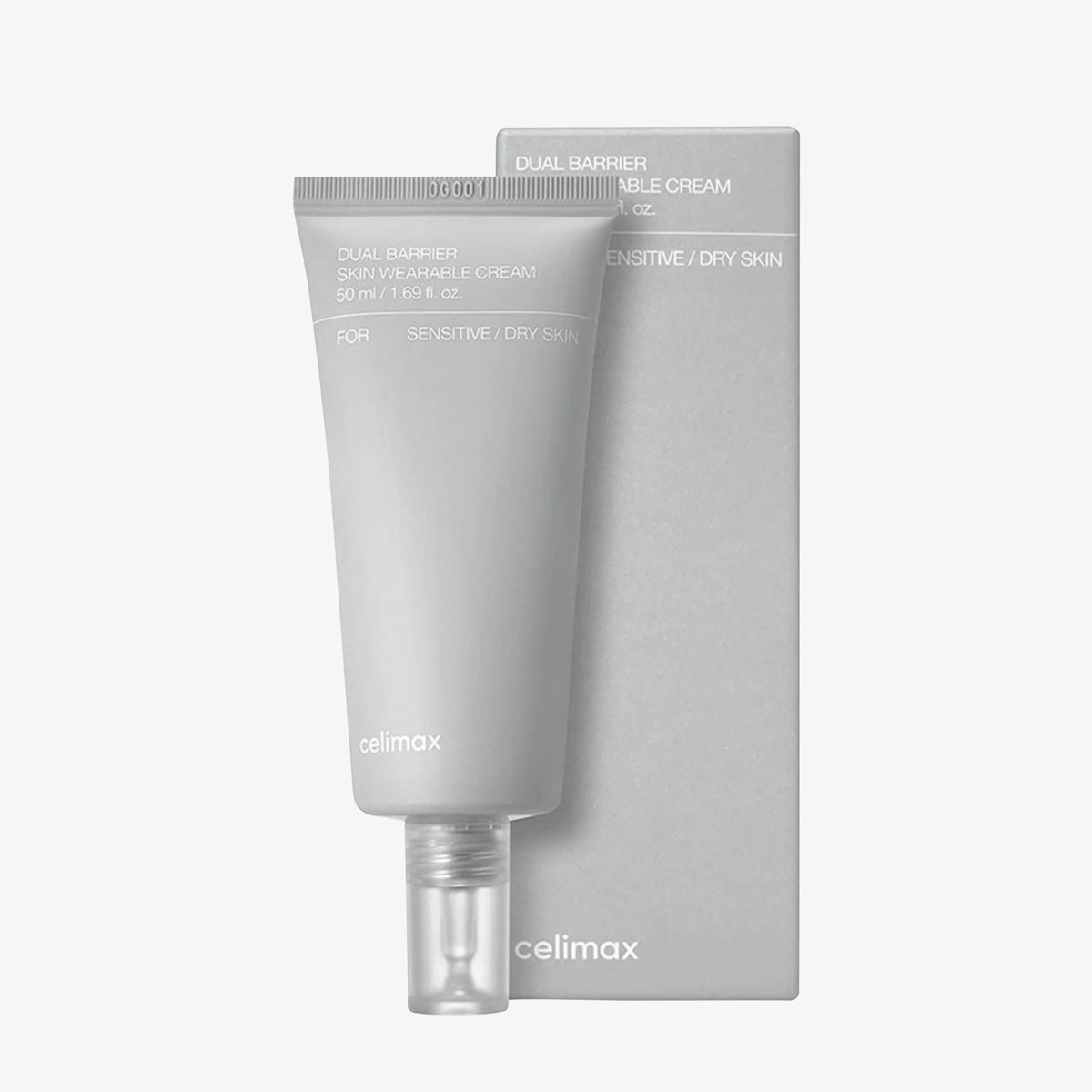 Celimax Dual Barrier Skin Wearable Cream – Korean skincare moisturizer for dry and sensitive skin with ceramides and panthenol. Packaging 1