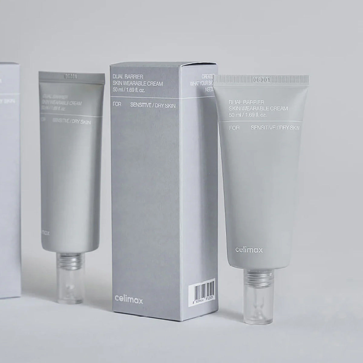 Celimax Dual Barrier Skin Wearable Cream – Korean skincare moisturizer for dry and sensitive skin with ceramides and panthenol. Packaging 2