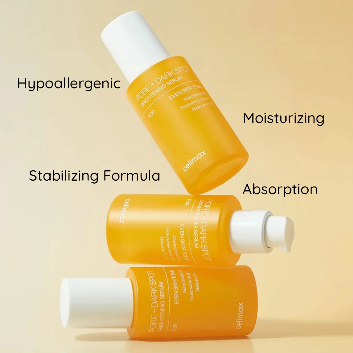 Celimax Pore+Dark Spot Brightening Serum – Korean skincare serum for pigmentation, pores, and dull skin. Features