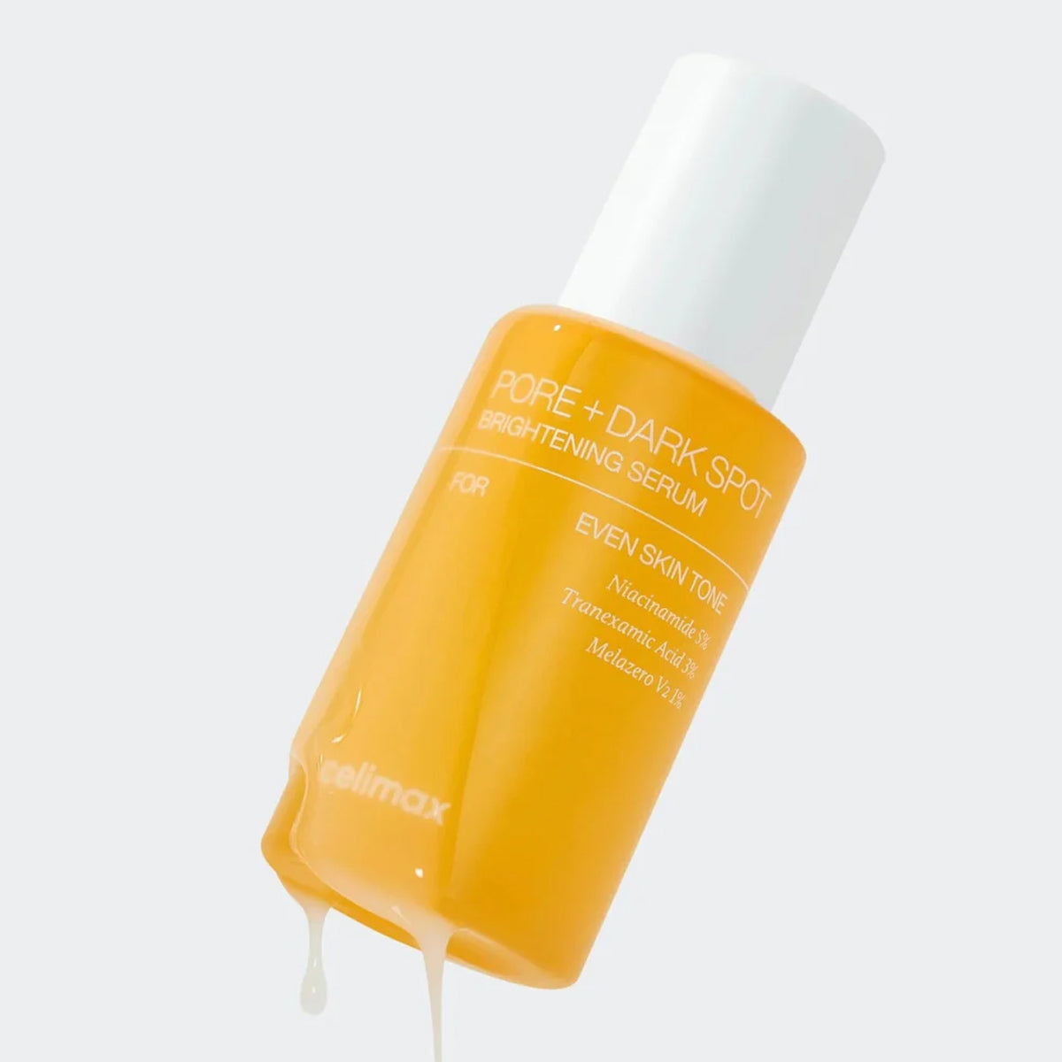 Celimax Pore+Dark Spot Brightening Serum – Korean skincare serum for pigmentation, pores, and dull skin. Still Life 2