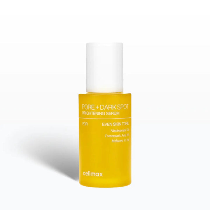 Celimax Pore+Dark Spot Brightening Serum 30mL on a white background