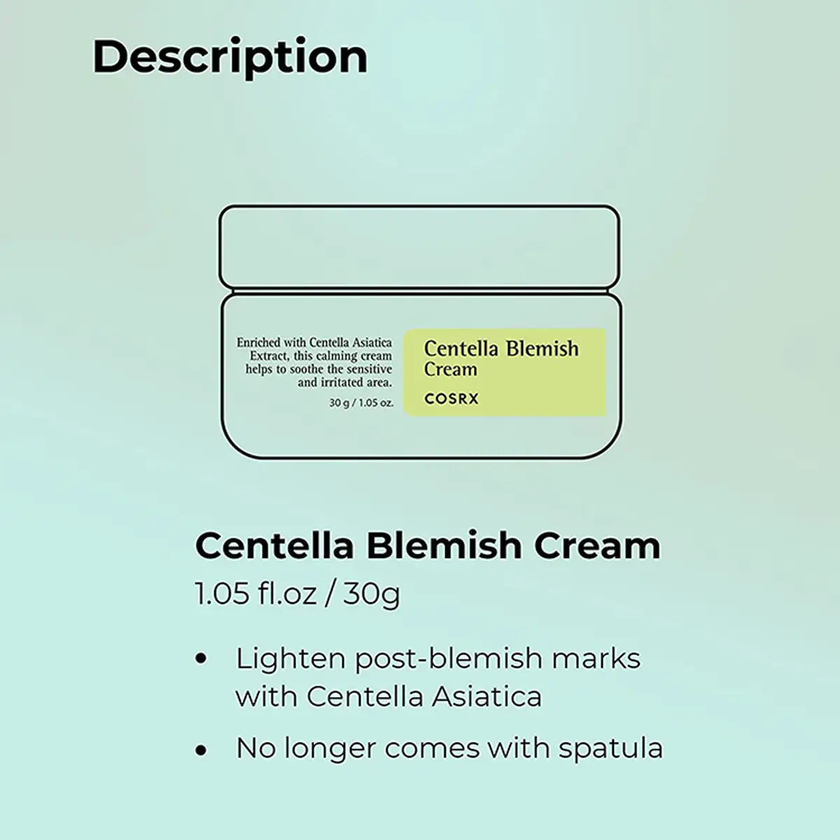 Cosrx Centella Blemish Cream