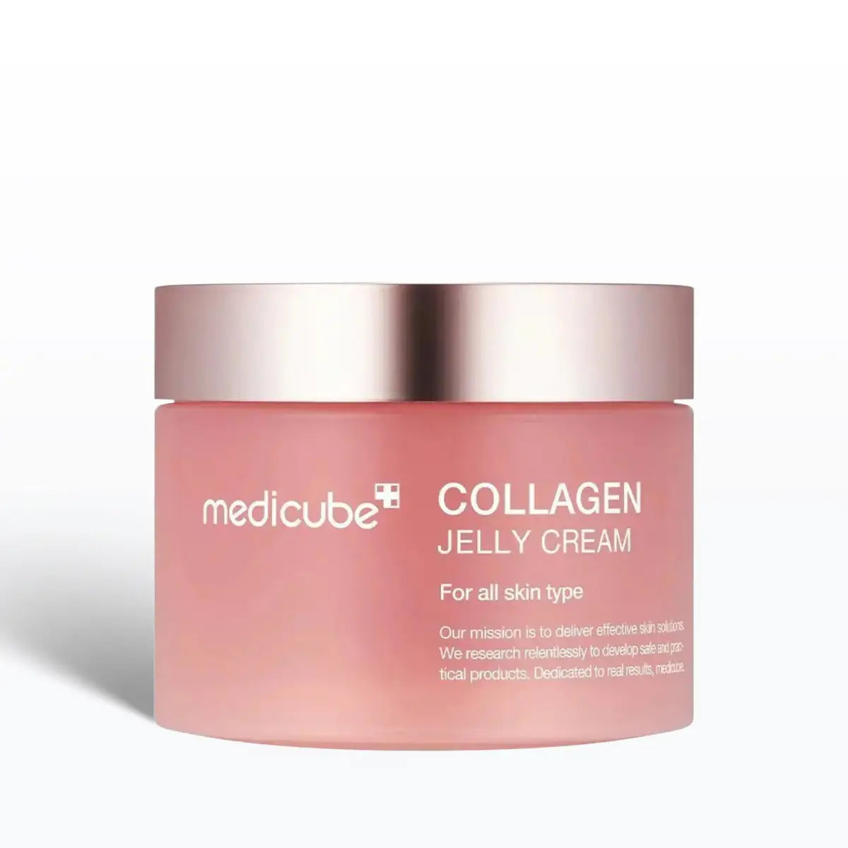 Medicube Collagen Jelly Cream in a pink jar, perfect for restoring skin elasticity and hydration.