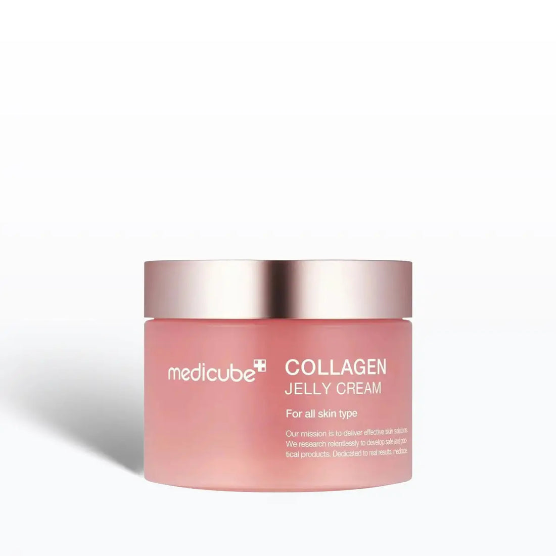 Medicube Collagen Jelly Cream moisturizer in a jar for all skin types, providing hydration and elasticity.