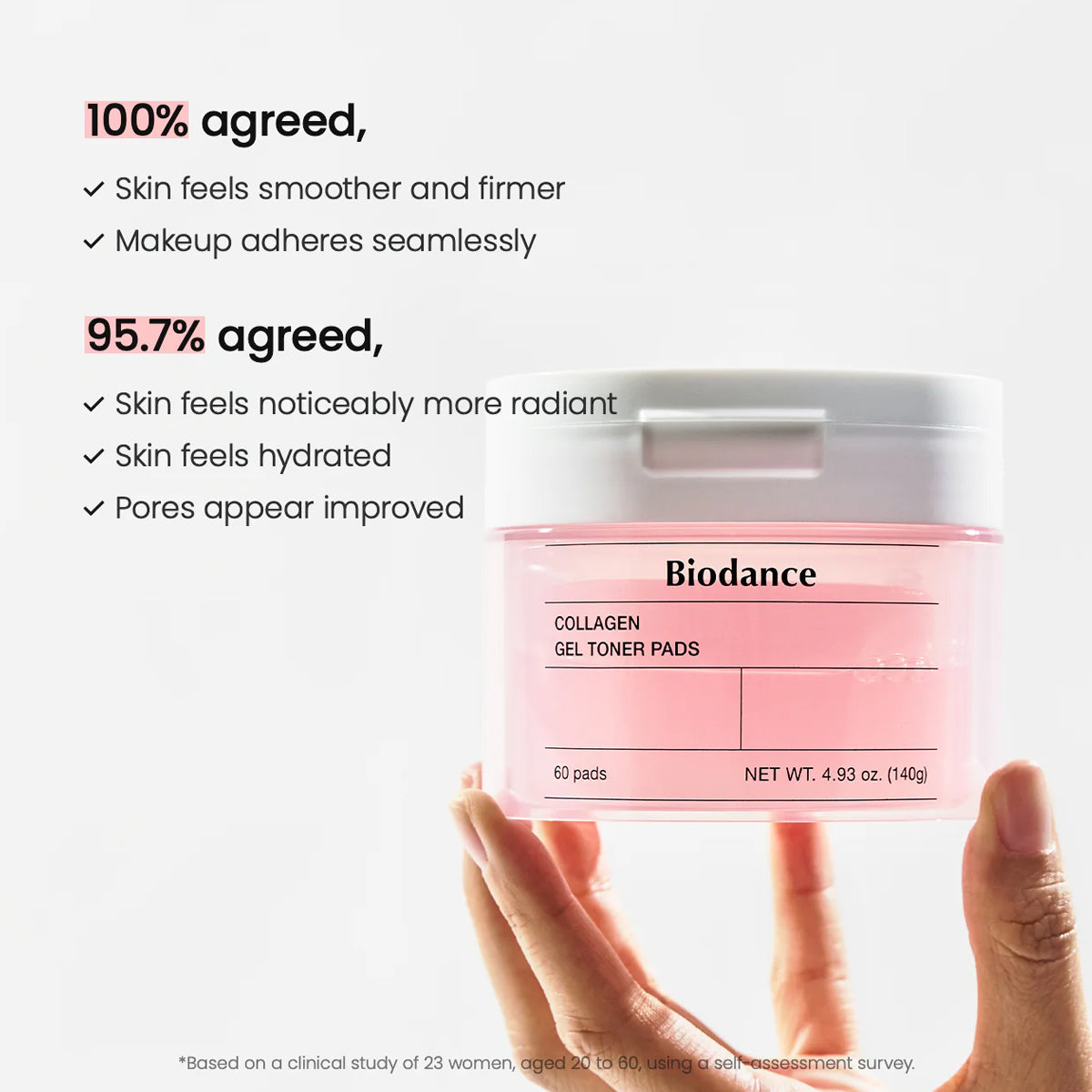 Biodance Collagen Gel Toner Pad | Anti-Aging Korean Skincare with Collagen and Peptides for Firming and Hydration. Benefits