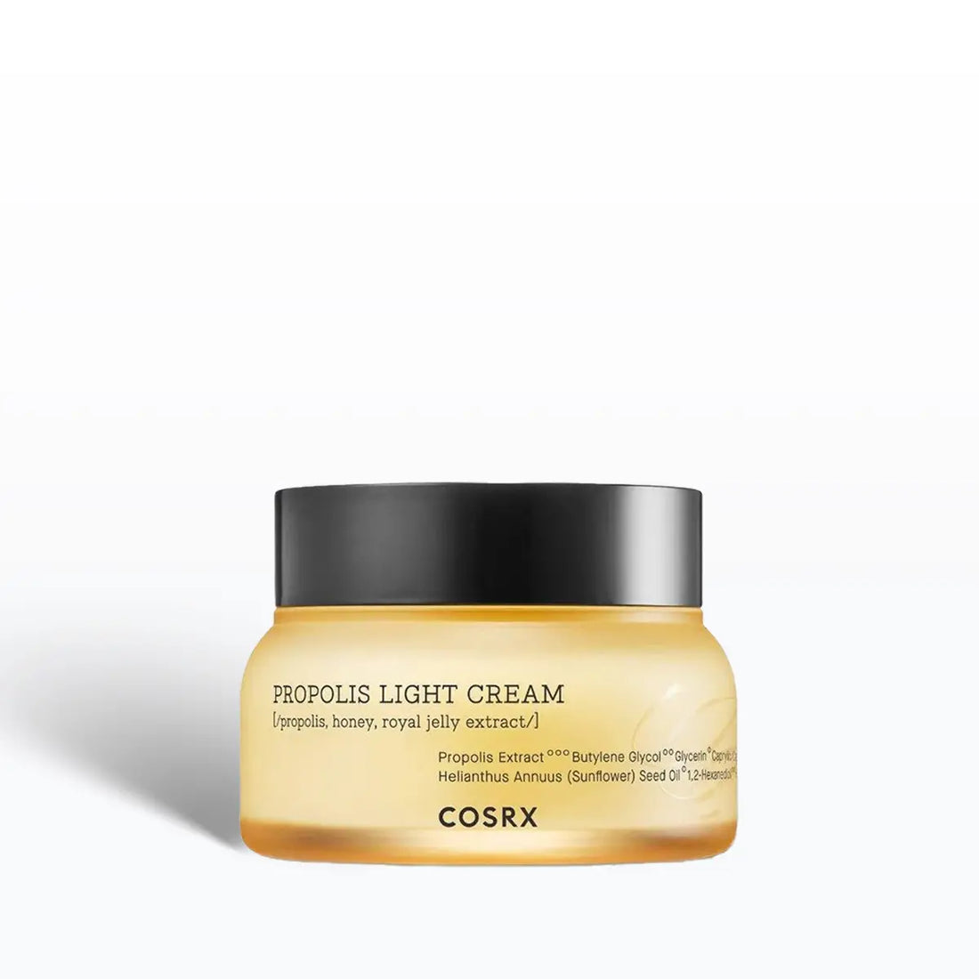 Cosrx Propolis Light Cream jar on a white background