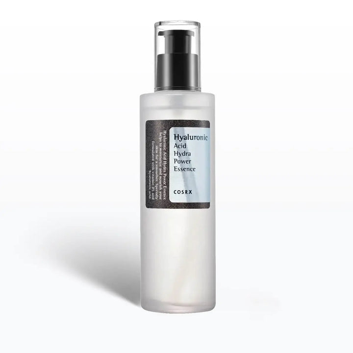 Cosrx Hyaluronic Acid Hydra Power Essence bottle on a white background