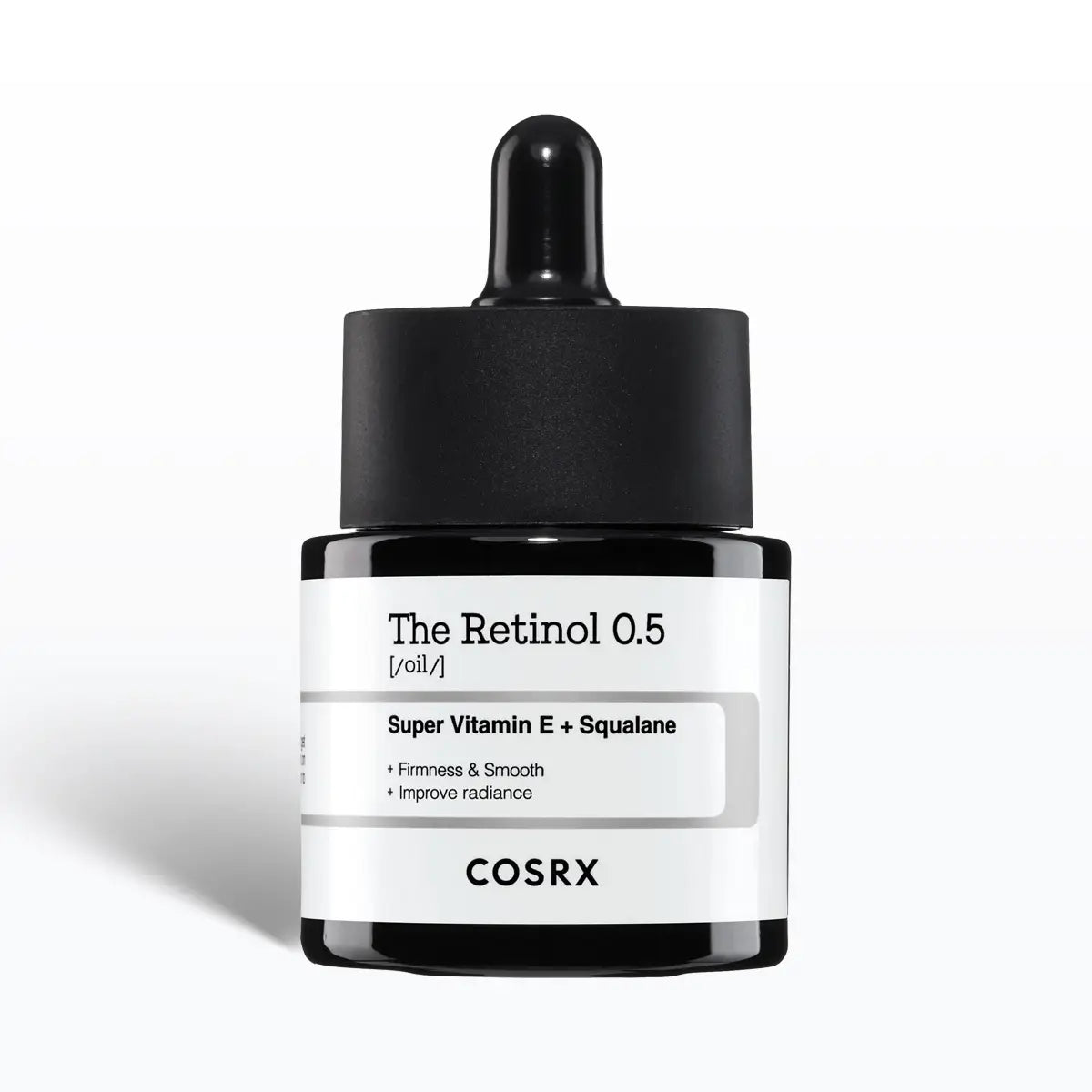 Cosrx Retinol 0.5 Oil Anti-Aging Serum  bottle on a white background