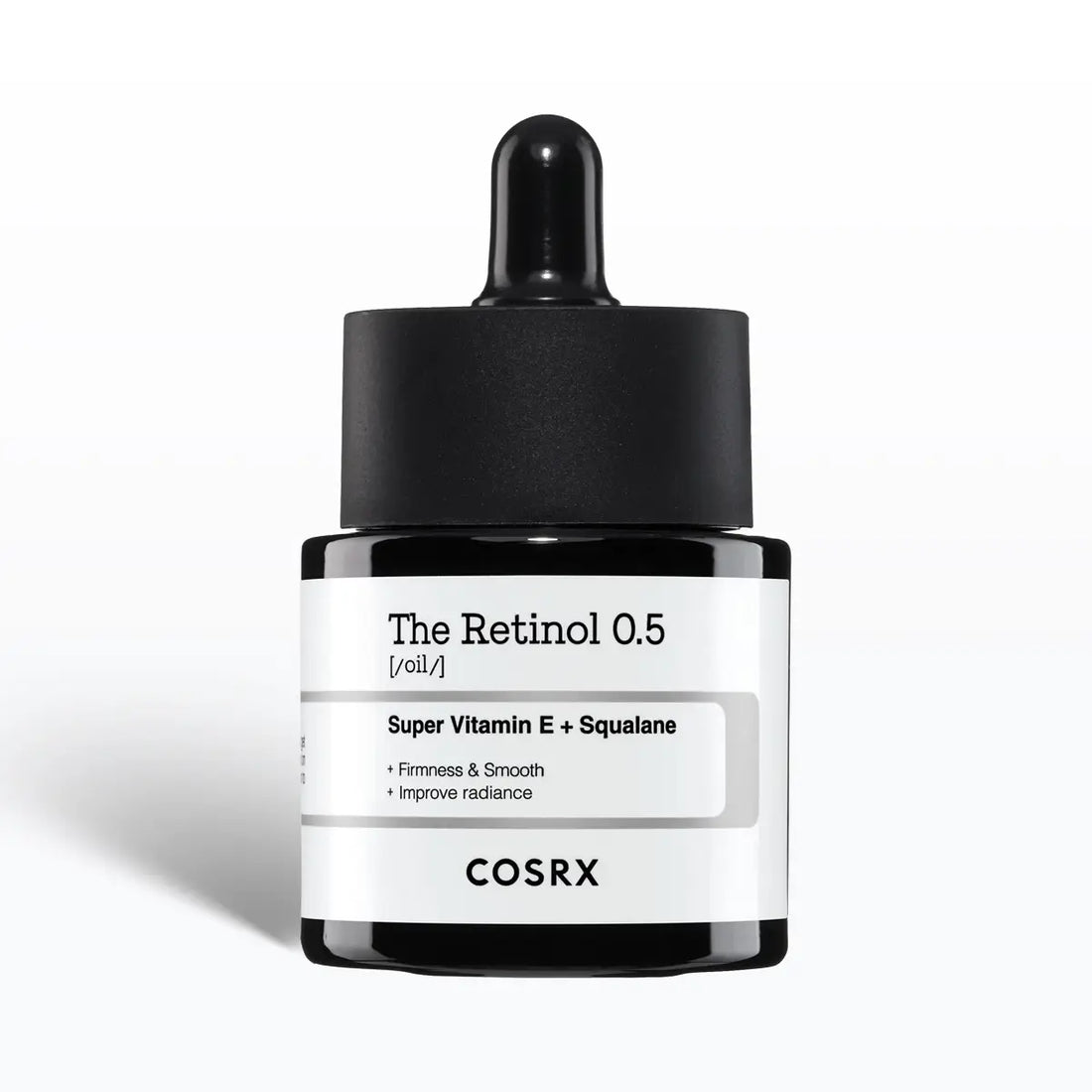 Cosrx Retinol 0.5 Oil Anti-Aging Serum  bottle on a white background