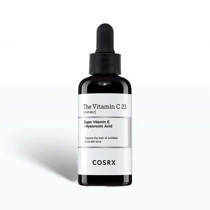 Cosrx Vitamin C23 serum bottle on a white background
