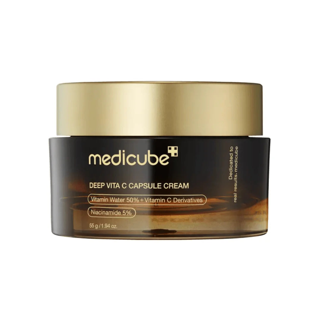 Medicube Deep Vita C Capsule Cream – Brightening Vitamin C Moisturizer for dark spots. Front