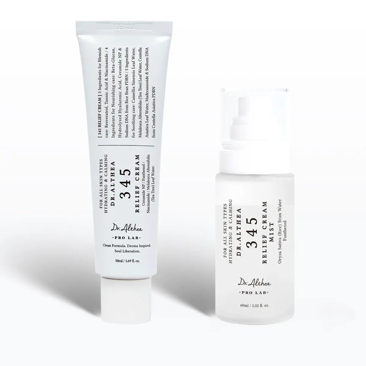 Dr. Althea 345 Relief Cream + Mist Duo for Acne Calm & Barrier Repair Set