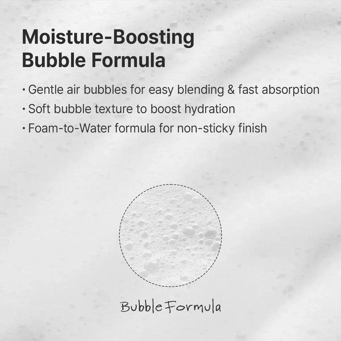 Dr. Althea ABC Glow Serum moisture-boosting bubble formula with soft texture for hydration and fast absorption.