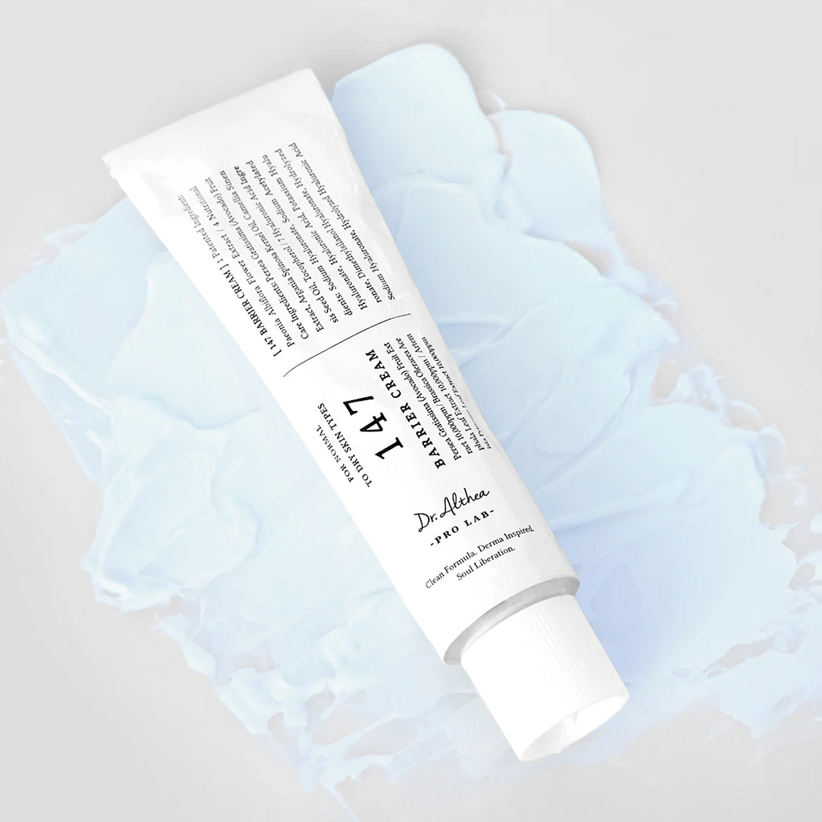 Dr. Althea 147 Barrier Cream – Korean skincare barrier repair cream for sensitive, dry, and irritated skin with Centella and Ceramides. Still life