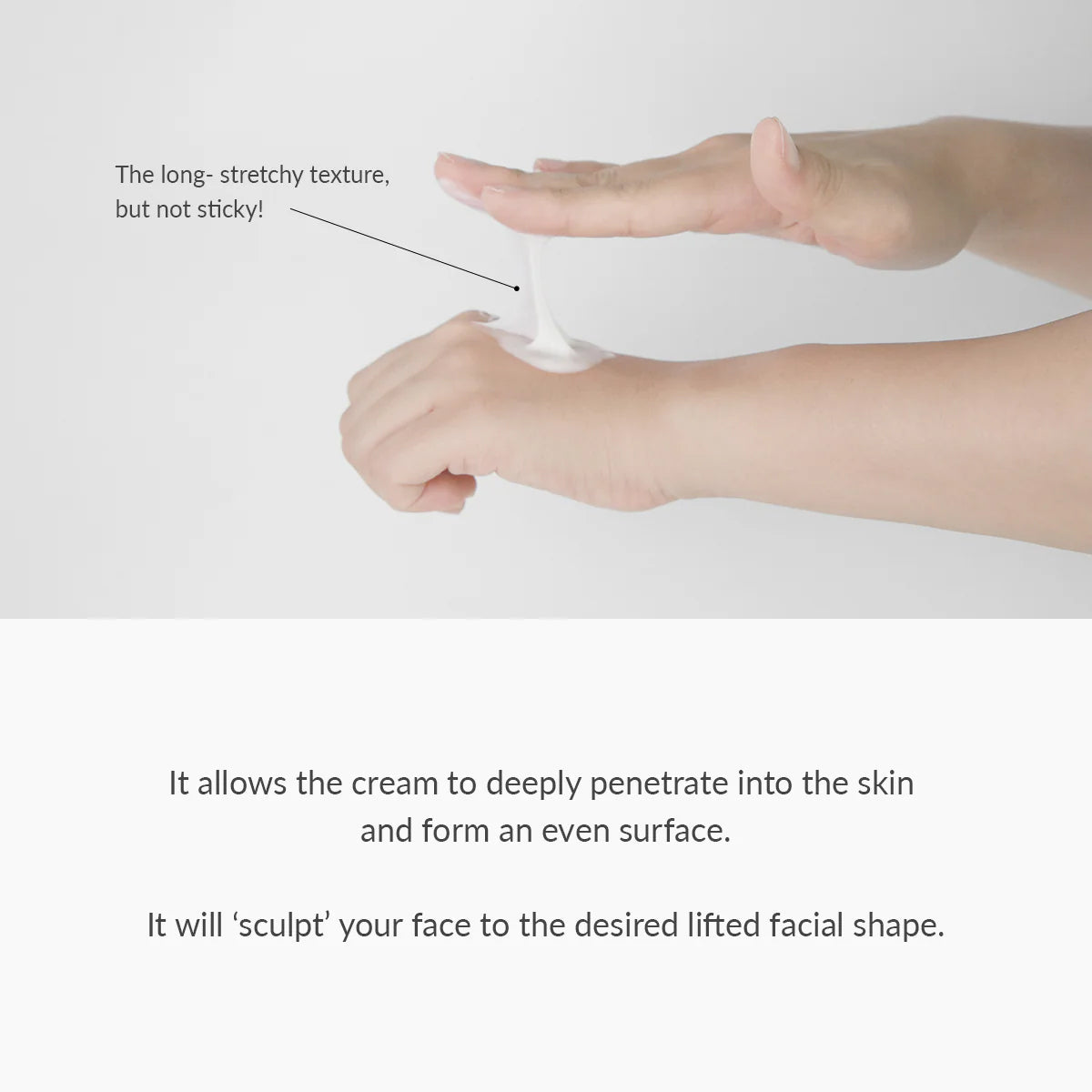 Dr. Althea Rapid Firm Sculpting Cream – Korean Skincare moisturizer for anti-aging, firming, and skin elasticity improvement. Texture